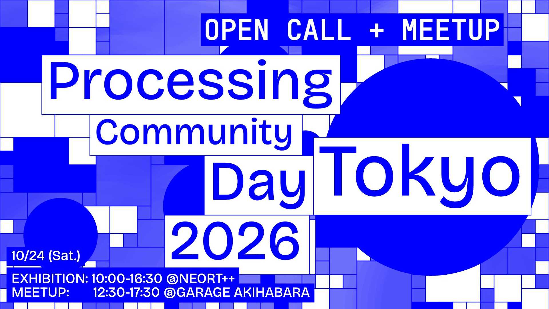 Processing Community Day Tokyo 2026 開催